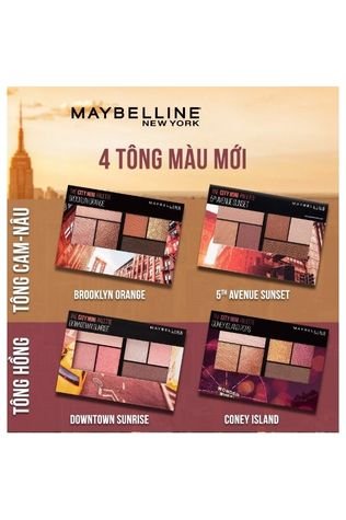 The City Mini Eyeshadow Palette 5th Avenue Sunset 6