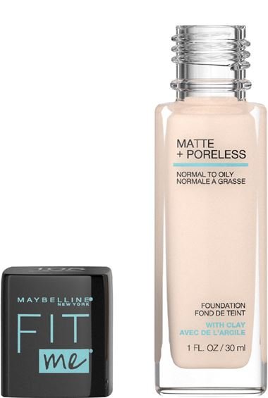 maybelline fit me matte poreless foundation 105 fair ivory 041554538328 o