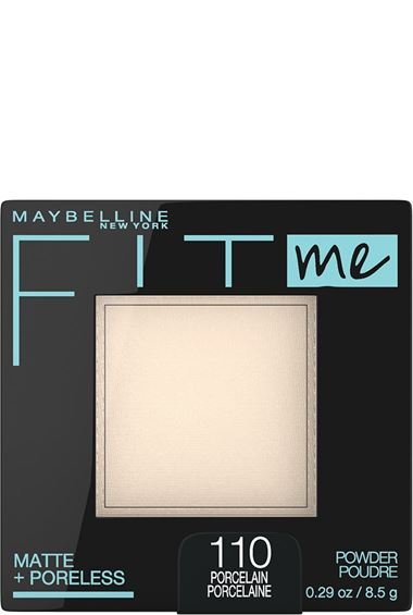 Phấn phủ kiềm dầu dạng nén Maybelline pressed powder Fit Me matte poreless màu porcelain 041554433753 c