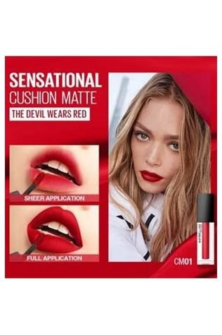 Sensational Cushion Matte Lip Tint CM01 4